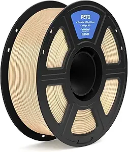 Elegoo ELEGOO PETG Filament Beige 1KG, 3D Printer Filament Dimensional Accuracy +/-, 1kg Spool(2.2lbs) Fits for Most FDM 3D Printers