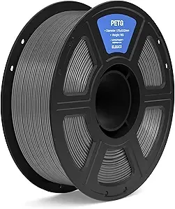 Elegoo ELEGOO PETG Filament Space Gray 1KG, 3D Printer Filament Dimensional Accuracy +/-, 1kg Spool(2.2lbs) Fits for Most FDM 3D Printers