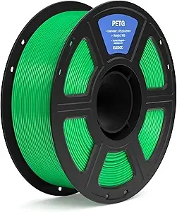 Elegoo ELEGOO PETG Filament Green 1KG, 3D Printer Filament Dimensional Accuracy +/-, 1kg Spool(2.2lbs) Fits for Most FDM 3D Printers