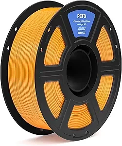 Elegoo ELEGOO PETG Filament Orange 1KG, 3D Printer Filament Dimensional Accuracy +/-, 1kg Spool(2.2lbs) Fits for Most FDM 3D Printers