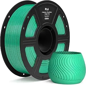 Elegoo ELEGOO PLA Filament Sea Green 1KG, 3D Printer Filament Dimensional Accuracy +/-, 1kg Spool(2.2lbs) Fit Most FDM 3D Printers