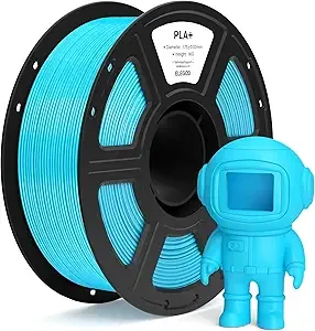 Elegoo ELEGOO PLA+ Filament Sky Blue 1KG, High Toughness PLA Plus 3D Printer Filament Dimensional Accuracy +/-, 1kg Spool(2.2lbs) Fits for Most FDM 3D Printers