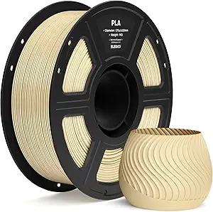 Elegoo ELEGOO PLA Filament Beige 1KG, 3D Printer Filament Dimensional Accuracy +/-, 1kg Spool(2.2lbs) Fit Most FDM 3D Printers
