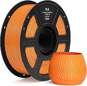 Elegoo ELEGOO PLA Filament Orange 1KG, 3D Printer Filament Dimensional Accuracy +/-, 1kg Spool(2.2lbs) Fit Most FDM 3D Printers