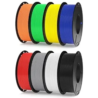 Elegoo ELEGOO 250g Rapid PLA Plus Filament Bundle, 8 Colors PLA+ 3D Printer Filament 30-/s High Speed Printing, Dimensional Accuracy +/- 8 Pack 250g Spool