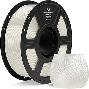 Elegoo ELEGOO PLA Filament Translucent 1KG, 3D Printer Filament Dimensional Accuracy +/-, 1kg Spool(2.2lbs) Fit Most FDM 3D Printers