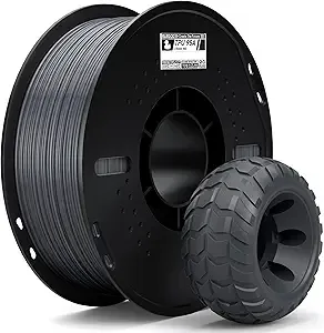 Elegoo ELEGOO TPU Filament Gray 1KG, 95A Flexible Soft 3D Printing Filament 1KG Spool(2.2lbs) Fits for Most FDM 3D Printers