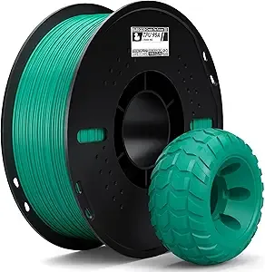 Elegoo ELEGOO TPU Filament Green 1KG, 95A Flexible Soft 3D Printing Filament 1KG Spool(2.2lbs) Fits for Most FDM 3D Printers