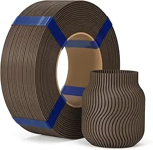 Elegoo ELEGOO PLA Basic Refill Filament Cocoa Brown 1KG, 3D Printer Filament No Spool Dimensional Accuracy +/-, 3D Printing PLA for Reusable Spool Refilling