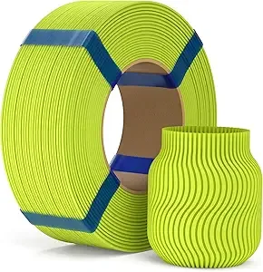 Elegoo ELEGOO PLA Basic Refill Filament Apple Green 1KG, 3D Printer Filament No Spool Dimensional Accuracy +/-, 3D Printing PLA for Reusable Spool Refilling