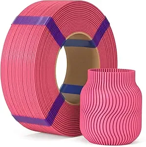 Elegoo ELEGOO PLA Basic Refill Filament Hot Pink 1KG, 3D Printer Filament No Spool Dimensional Accuracy +/-, 3D Printing PLA for Reusable Spool Refilling