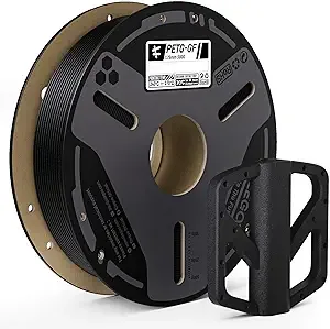 Elegoo ELEGOO Glass Fiber PETG Filament Black 0.5KG, PETG-GF 3D Printing Filament High Stiffness, Electrical Insulation and Weather Resistant 500g Spool Fits for Most FDM 3D Printers
