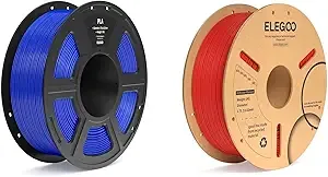 Elegoo PLA Filament Dark Blue 1KG & PLA Plus Filament Red 1KG