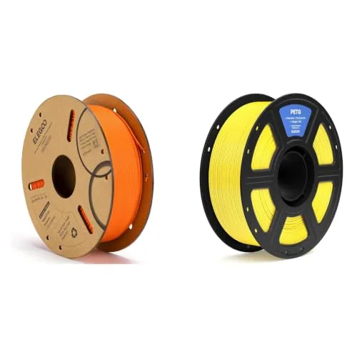 Elegoo ELEGOO PLA Filament Orange 1KG & PETG Filament Yellow 1KG
