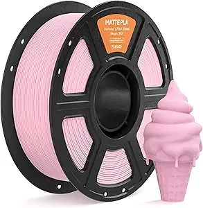 Elegoo ELEGOO Matte PLA Filament Sakura Pink 1KG, 3D Printer Filament High Precision, 1kg Spool (2.2lbs) Fits for Most FDM 3D Printers