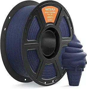 Elegoo ELEGOO Matte PLA Filament Navy Blue 1KG, 3D Printer Filament High Precision, 1kg Spool (2.2lbs) Fits for Most FDM 3D Printers