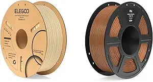 Elegoo PLA Filament Beige 1KG & PLA Filament Brown 1KG