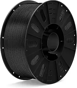 Elegoo ELEGOO Rapid PETG Filament Black 3KG, High Speed/s 3D Printer Filament High Dimensional Accuracy, 3kg Large Spool(6.6lbs) for Most FDM 3D Printers