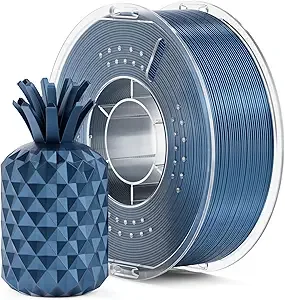 Elegoo ELEGOO Metallic PLA Filament Metallic Blue 1KG, Metal-Like Shiny 3D Printer Filament High Dimensional Accuracy, 1kg Spool (2.2lbs) Compatible with Most FDM 3D Printers