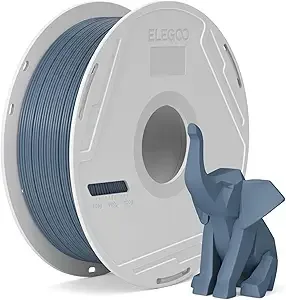 Elegoo ELEGOO PLA Basic Filament with Reusable Spool Misty Blue 1KG PLA 3D Printing Filament 2.2lbs High Dimensional Accuracy, Easy Installation Detachable Spool Fits for Most 3D Printers
