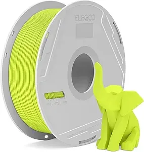 Elegoo ELEGOO PLA Basic Filament with Reusable Spool Apple Green 1KG PLA 3D Printing Filament 2.2lbs High Dimensional Accuracy, Easy Installation Detachable Spool Fits for Most 3D Printers