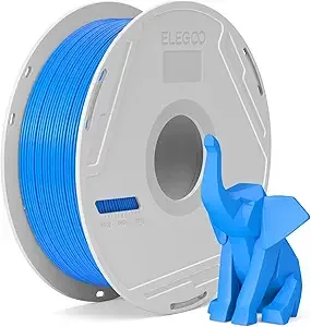 Elegoo ELEGOO PLA Basic Filament with Reusable Spool Cyan 1KG PLA 3D Printing Filament 2.2lbs High Dimensional Accuracy, Easy Installation Detachable Spool Fits for Most 3D Printers