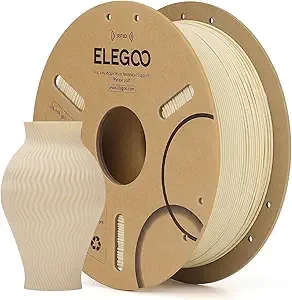 Elegoo ELEGOO RFID PLA Filament Beige 1KG, Auto Identification 3D Printer Filament Compatible with Canvas, Dimensional Accuracy +/-, 1kg(2.2lbs) Spool for Most 3D Printers