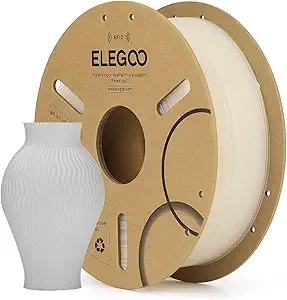 Elegoo ELEGOO RFID PLA Filament Translucent 1KG, Auto Identification 3D Printer Filament Compatible with Canvas, Dimensional Accuracy +/-, 1kg(2.2lbs) Spool for Most 3D Printers
