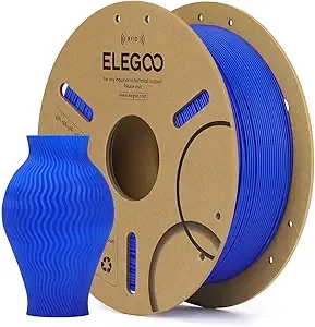 Elegoo ELEGOO RFID PLA Filament Dark Blue 1KG, Auto Identification 3D Printer Filament Compatible with Canvas, Dimensional Accuracy +/-, 1kg(2.2lbs) Spool for Most 3D Printers