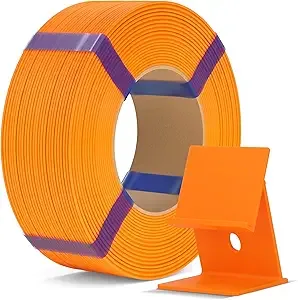 Elegoo ELEGOO PLA Basic Refill Filament Orange 1KG, 3D Printer Filament No Spool Dimensional Accuracy +/-, 3D Printing PLA for Reusable Spool Refilling