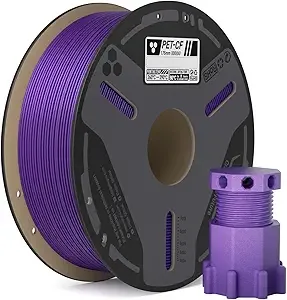 Elegoo ELEGOO Carbon Fiber PETG Filament Purple 1KG, High Strength & Rigidity PETG-CF 3D Printing Filament, Abrasion Resistance for Functional Parts, 1kg(2.2lbs) Spool Fits for Most FDM 3D Printers
