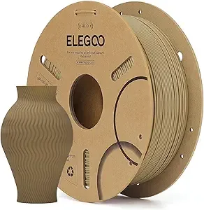 Elegoo ELEGOO RFID PLA Filament Beige 1KG, Auto Identification 3D Printer Filament Compatible with Canvas, Dimensional Accuracy +/-, 1kg(2.2lbs) Spool for Most 3D Printers