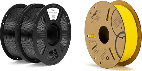 Elegoo PLA+ Black, Yellow