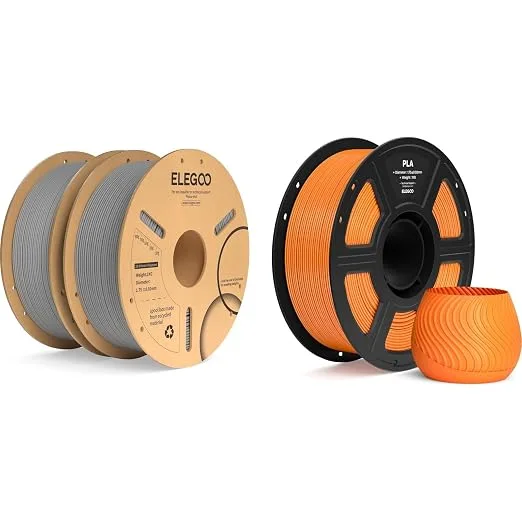 Elegoo PLA+ Gray, Orange