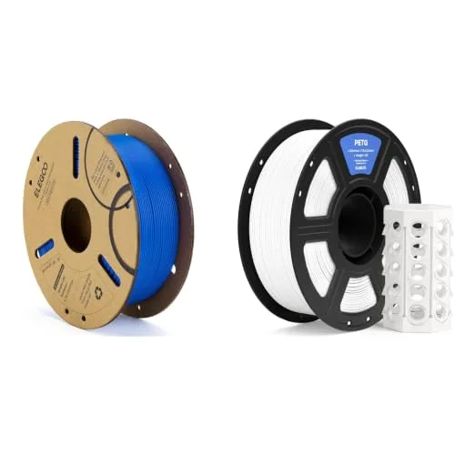 Elegoo ELEGOO PLA Filament Dark Blue 1KG & PETG Filament White 1KG