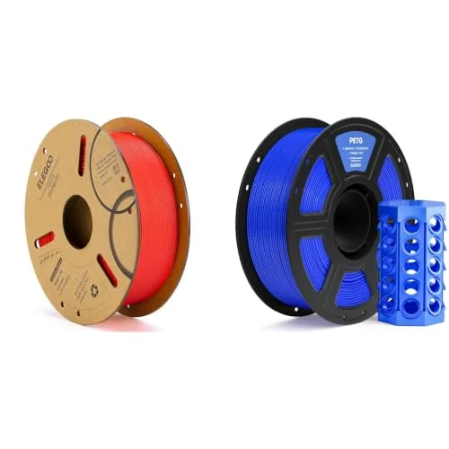 Elegoo ELEGOO PLA Filament Red 1KG & PETG Filament Blue 1KG