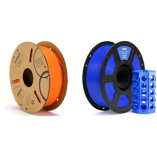 Elegoo ELEGOO PLA Filament Orange 1KG & PETG Filament Blue 1KG