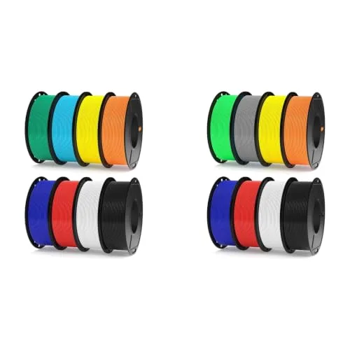 Elegoo ELEGOO PLA Plus Filament 8 Colors 2KG & PLA Filament 8 Colors 2KG