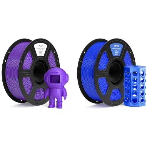 Elegoo ELEGOO PLA+ Filament Purple 1KG & PETG Filament Blue 1KG