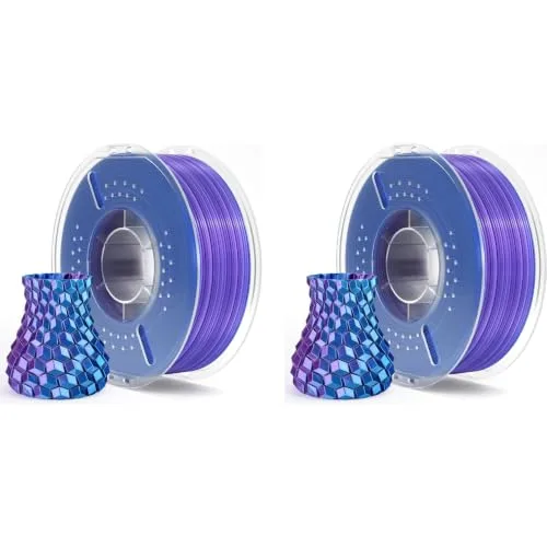 Elegoo ELEGOO Silk PLA Filament Blue Purple 1KG & Blue Purple Black 1KG