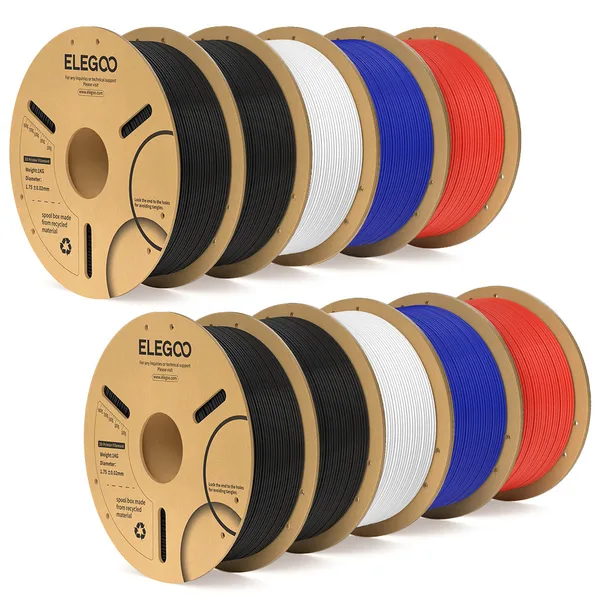 Elegoo PLA Plus Filament 4 Colors 10 kg