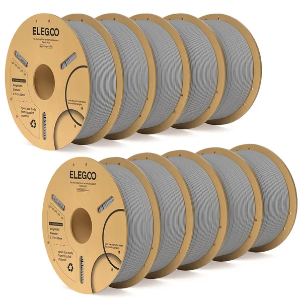 Elegoo PLA Plus Filament Grey 10 kg