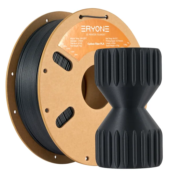 ERYONE 3D Printer Filament, PLA Carbon Fiber Filament -± (1kg)