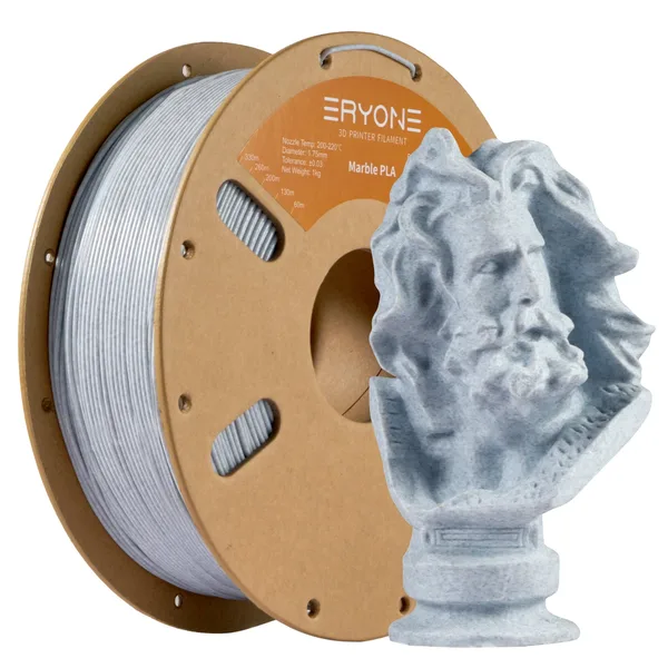 ERYONE 3D Printer Filament, PLA Marble Filament -± (1kg)