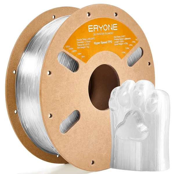 ERYONE 3D Printer Filament, TPU High-Speed Filament±(1kg)
