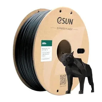 eSUN3D eSUN ABS+ Filament, 3D Printer Filament ABS Plus, Dimensional Accuracy +/-, 1KG Spool (2.2 LBS) 3D Printing Filament for 3D Printers, Black