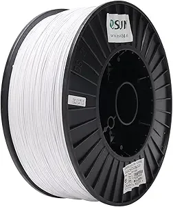 eSUN3D eSUN PLA+ Filament, Enhanced Toughness 3D Printer Filament PLA Plus, Dimensional Accuracy +/-, 3KG Spool (6.6 LBS) 3D Printing Filament for 3D Printers, Cold White