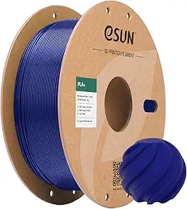 eSUN3D eSUN PLA+ Filament, 3D Printer Filament PLA Plus, Dimensional Accuracy +/-, 1KG Spool (2.2 LBS) 3D Printing Filament for 3D Printers, Dark Blue