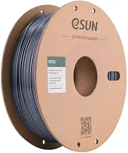 eSUN3D eSUN PETG Filament, 3D Printer Filament PETG, Dimensional Accuracy +/-, 1KG Spool (2.2 LBS) 3D Printing Filament for 3D Printers, Solid Grey