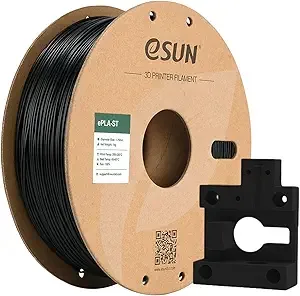 eSUN3D eSUN Super Tough PLA Filament, 3D Printer Filament PLA-ST, Dimensional Accuracy +/-, 1KG Spool (2.2 LBS) 3D Printing Filament for 3D Printers, Black